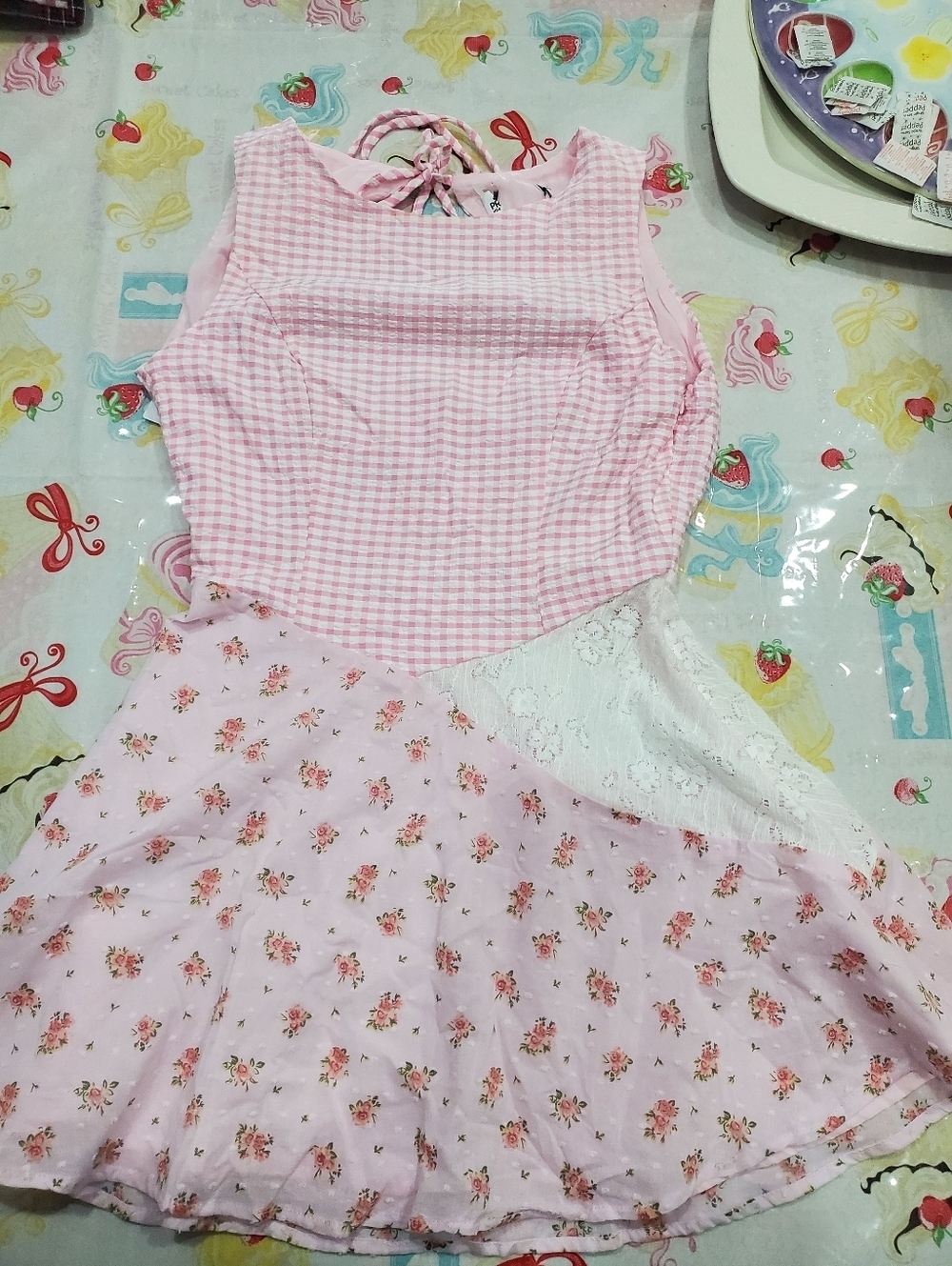 Princess Polly Pink Sleeveless Fit and Flare Mini Dress Size 4 - Picture 10 of 12
